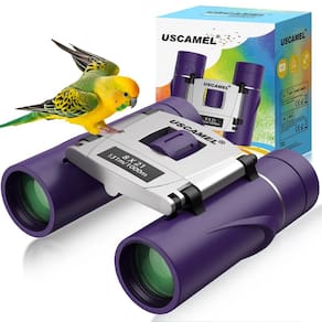 Binóculos USCAMEL 8x21 compactos impermeáveis para crianças e adultos