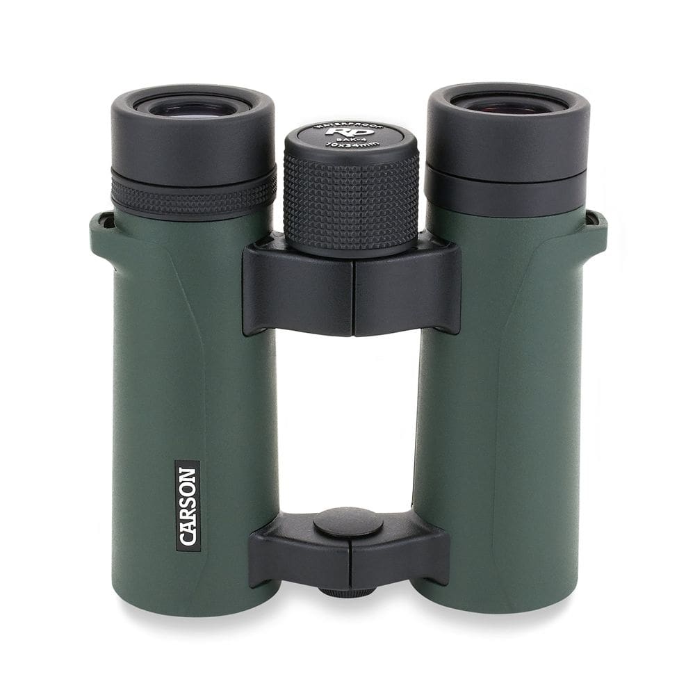 Binóculos Carson RD Series 10x34mm impermeáveis compactos
