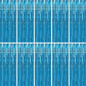 Cortina de franja BTSD-Home Aquamarine Foil 1x2,45 m - pacote com 10