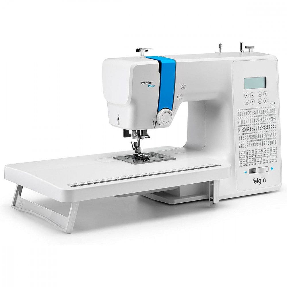 Máquina de Costura Elgin Premium Plus JX-11.000 200 Pontos Autovolt Branca - 41JX11000EU0