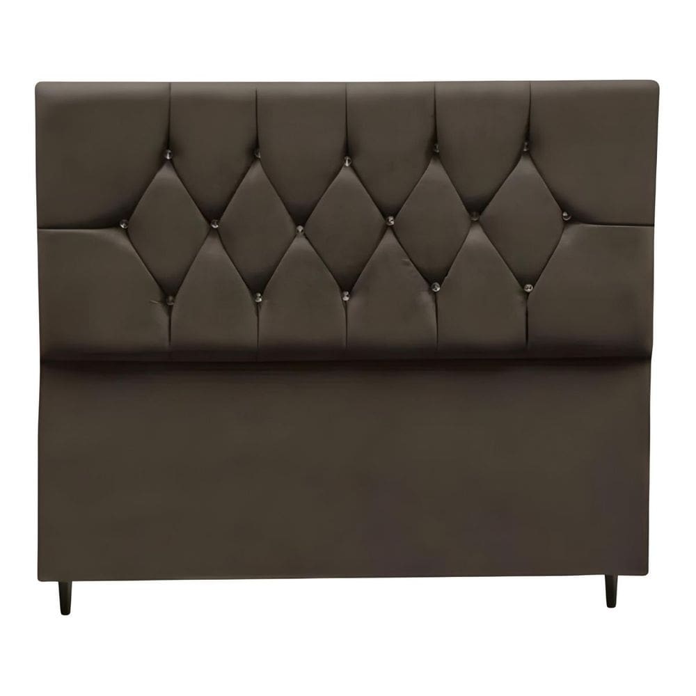 Cabeceira Estofada Cama Box Solteirão 100 cm Suede Ayla