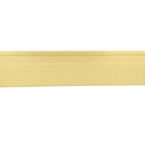 Kit com 10 Barras Rodapé de PVC 10cm x 15mm x 2,40m Master Bariri 24m Marfim