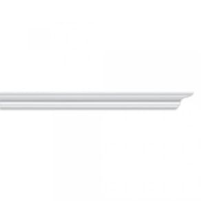 Kit com 5 Barras Roda teto de Poliestireno 2.2cm x 22mm x 2,00m C30 HomEstar 10m Branco
