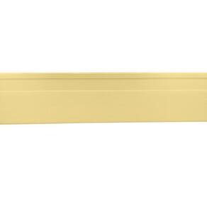 Kit com 15 Barras Rodapé de PVC 7cm x 15mm x 2,40m Master Bariri 36m Marfim
