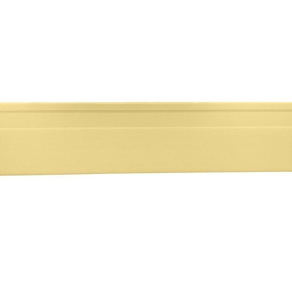 Kit com 30 Barras Rodapé de PVC 7cm x 15mm x 2,40m Master Bariri 72m Marfim
