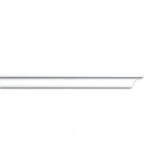Kit com 5 Barras Roda Teto Perfil de Poliestireno D25 HomEstar 10m Branco