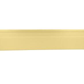Kit com 15 Barras Rodapé de PVC 10cm x 15mm x 2,40m Master Bariri 36m Marfim