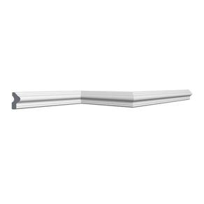 Kit com 5 Barras Rodameio U40 Perfil de Poliestireno HomEstar 10m Branco