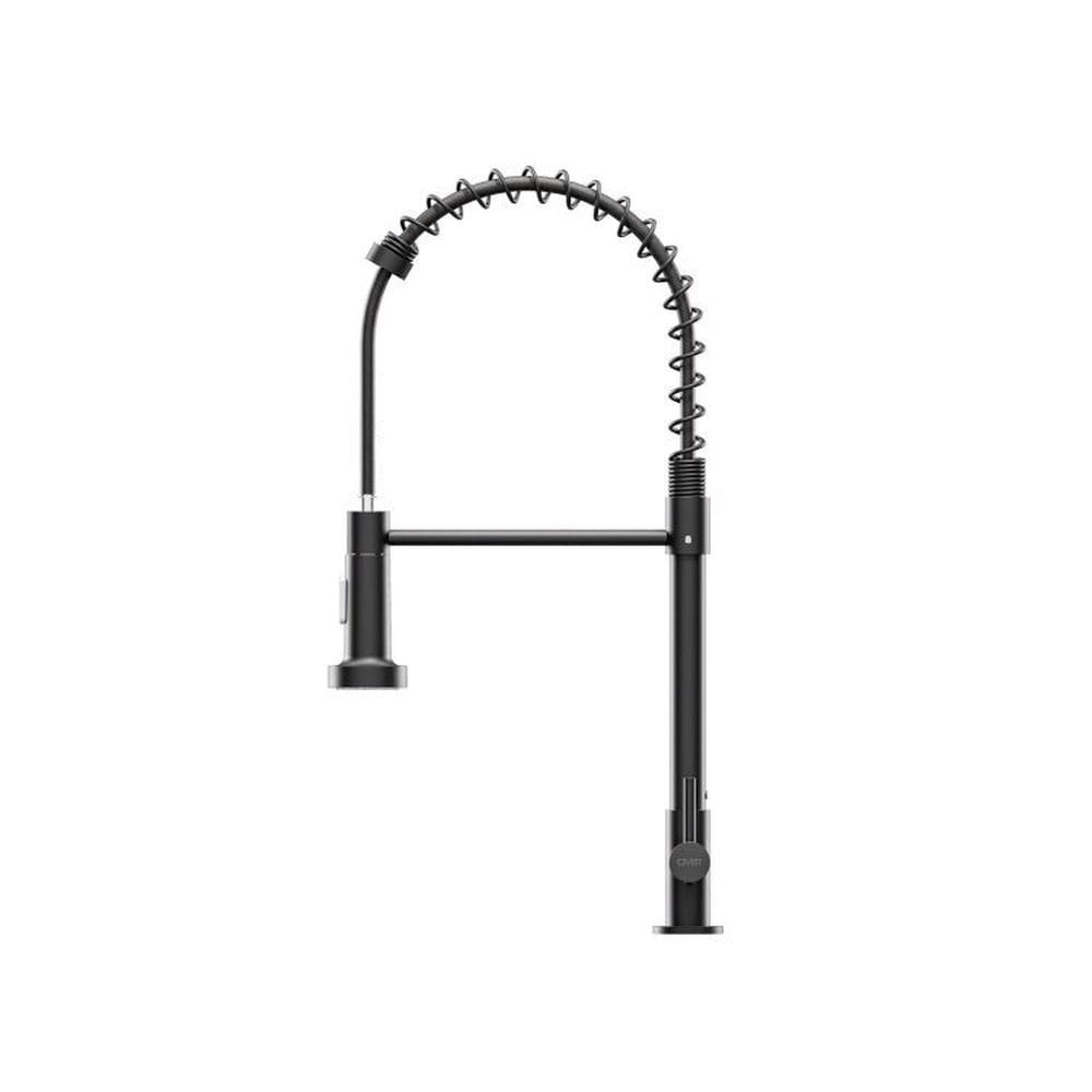 Kit 2 Torneiras Cozinha Gourmet Monocomando Black 50 Cm Black/Preto Fosco