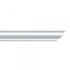 Kit com 10 Barras Roda Teto Perfil de Poliestireno 045 HomEstar 20m Branco