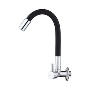 Kit 3 Torneiras Cozinha Parede Gourmet Flexível Luxo Preto