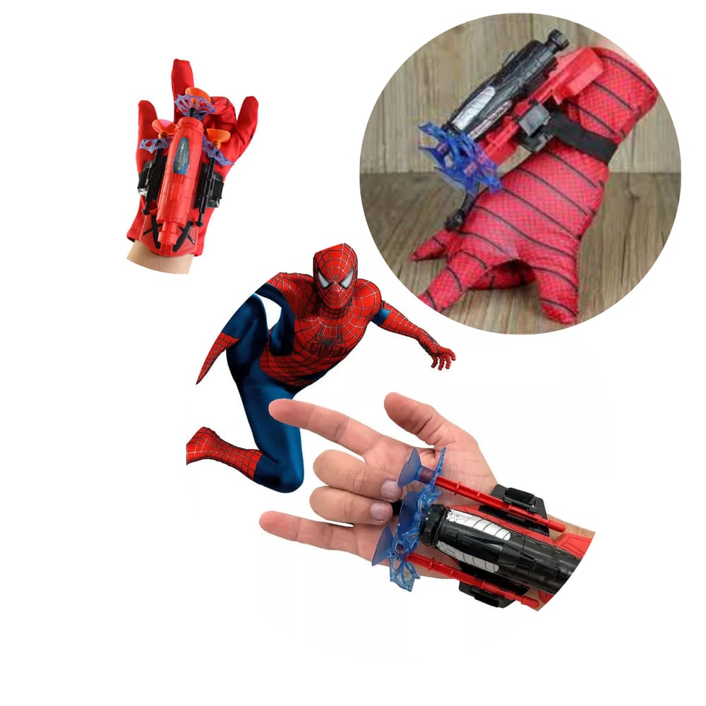 Toys Luva Do Homem Aranha Solta Teias Dispara Dardos Divertido