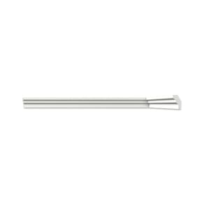 Kit com 10 Barras Roda Teto Perfil de Poliestireno S25 HomEstar 20m Branco