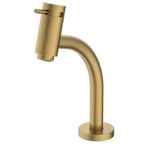 Kit com 2 Torneira para Lavatório com Bica Baixa Basic Celite Gold Matte