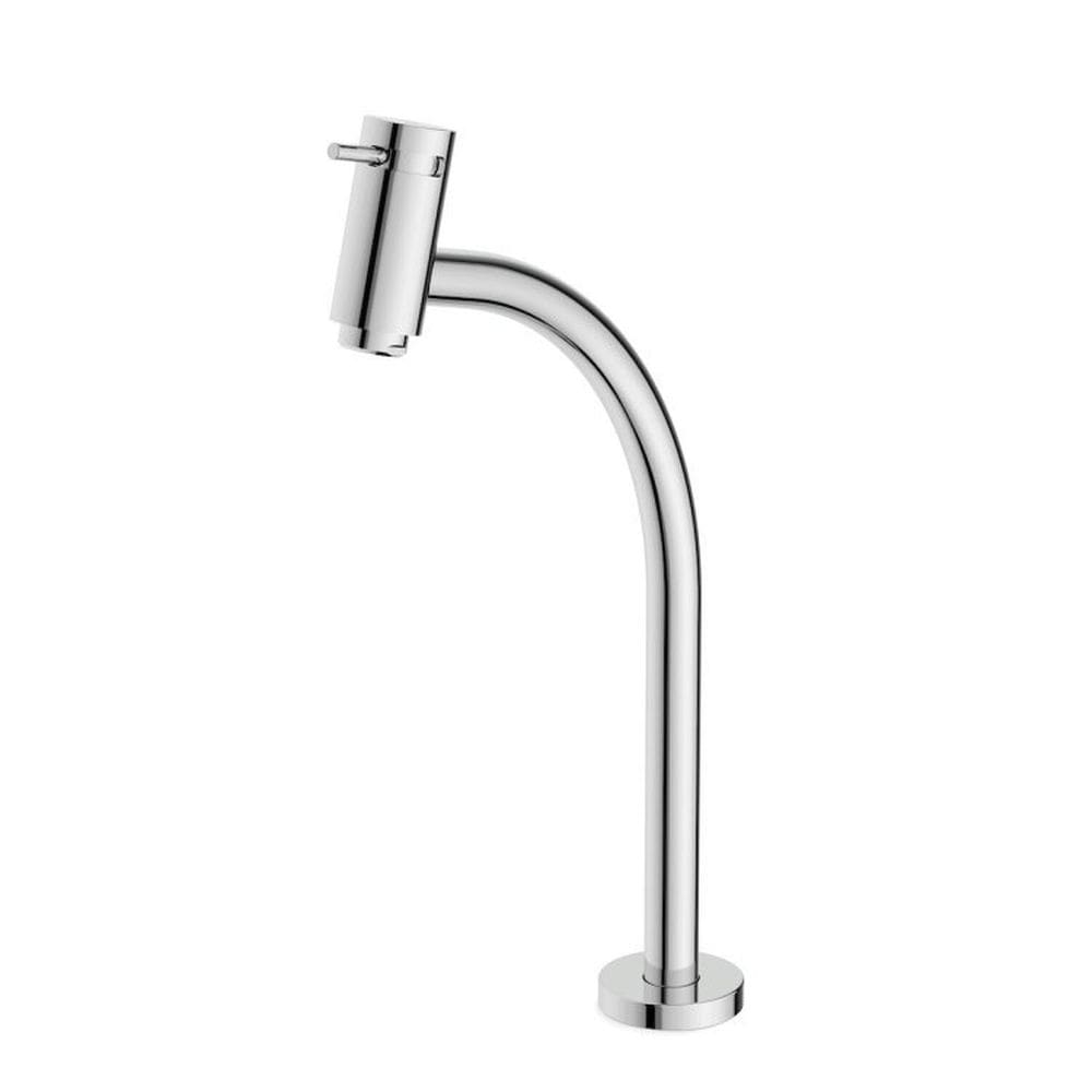 Kit com 2 Torneira Lavatório de Mesa Bica Alta Basic Celite Cromado