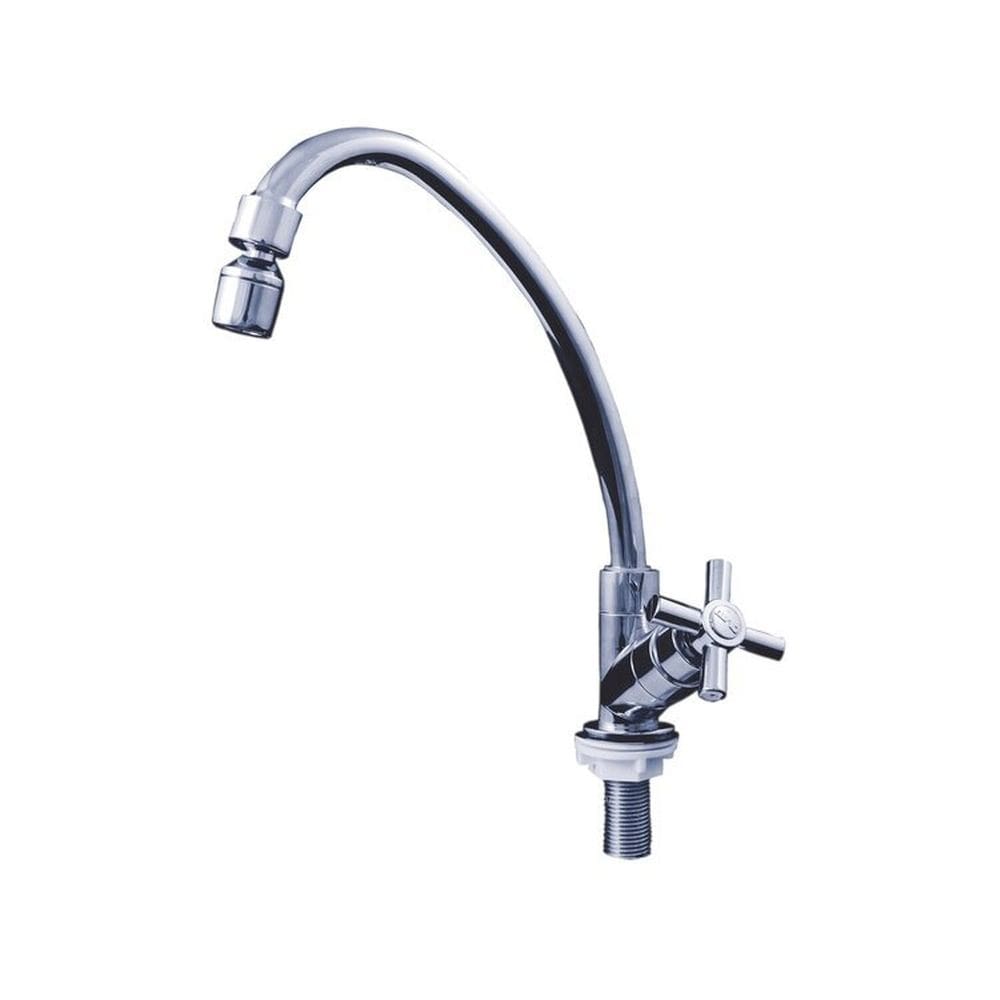 Kit 3 Torneiras Abs Cromado Bica Móvel Civitt Cinza