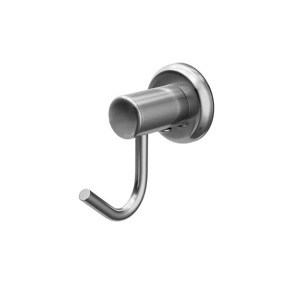 Kit 3 Cabides Simples Inox Turim Banheiro Civitt Cinza