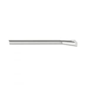 Kit com  10 Barras Roda Teto Perfil de Poliestireno C50 HomEstar 20m Branco