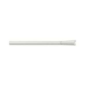 Kit com 15 Barras Roda Meio l40 Perfil de Poliestireno Homestar 30m Branco