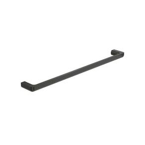 Kit com 3 Toalheiro de Barra 600mm Titanium Moderno e Elegante Titanium Black
