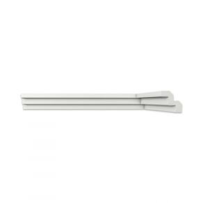 Kit com 10 Barras Roda Teto Perfil de Poliestireno T70 Homestar 20m Branco