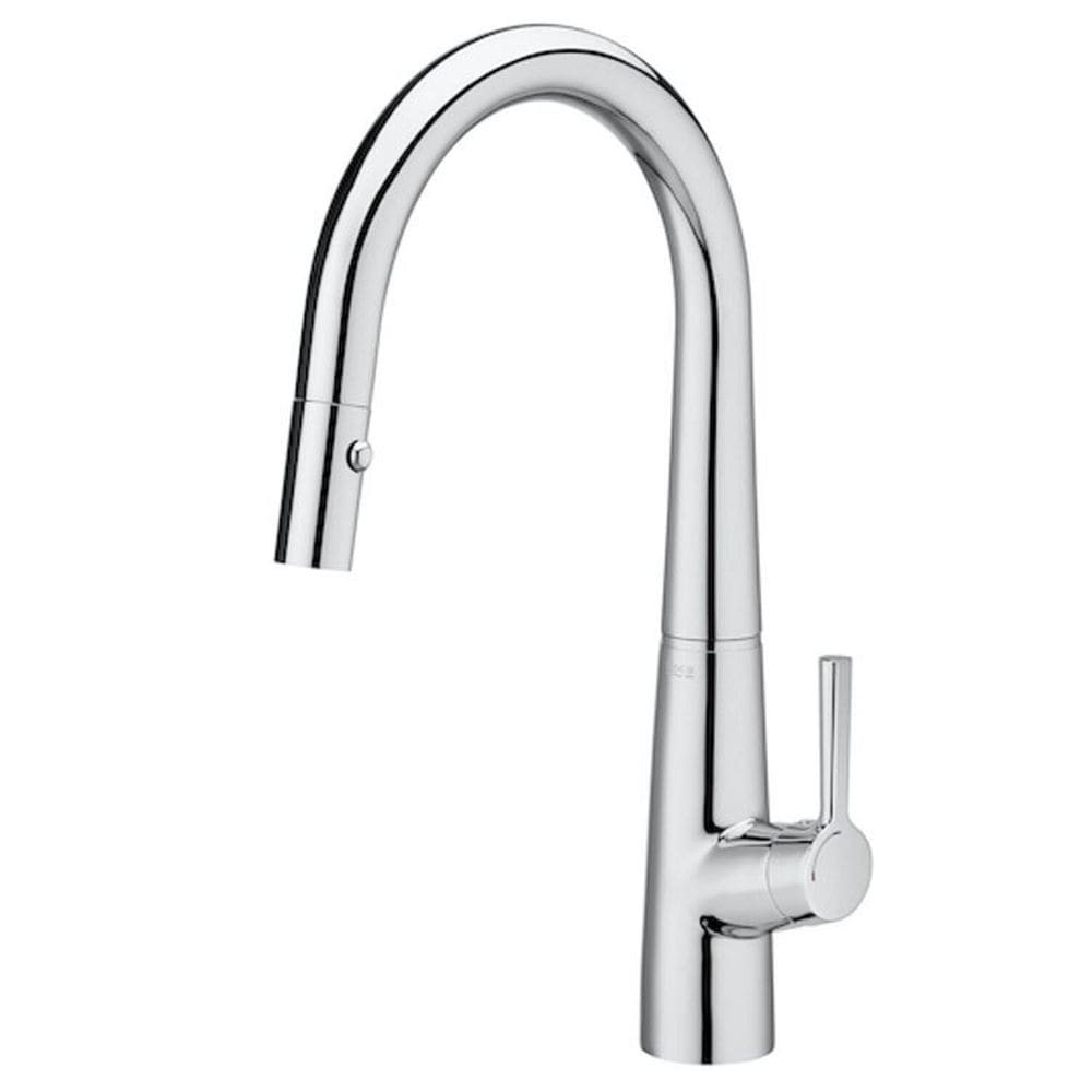 Kit com 2 Monocomando para Cozinha de Mesa Bica Extraível U" com 2 Funções Syra Cromado