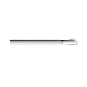 Kit com 30 Barras Roda Teto A5 Perfil de Poliestireno Homestar 60m Branco