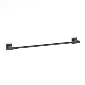 Kit com 2 Toalheiro de Barra 600mm New Elite Preto Matte