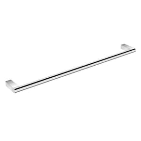 Kit com 3 Toalheiro de Barra 400 Mm Escala Cromado Cromado
