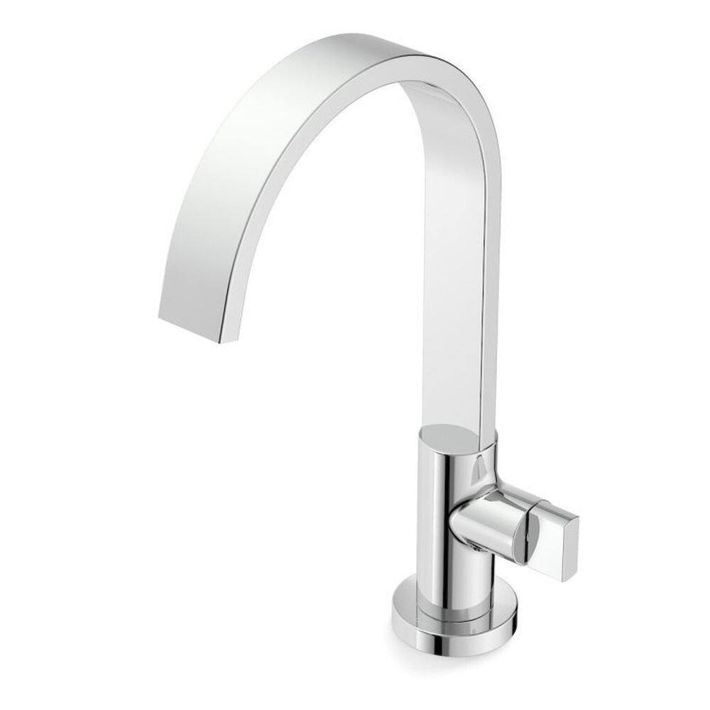 Kit com 3 Torneira para Lavatório de Mesa Bico Alta Flow Celite Cromado