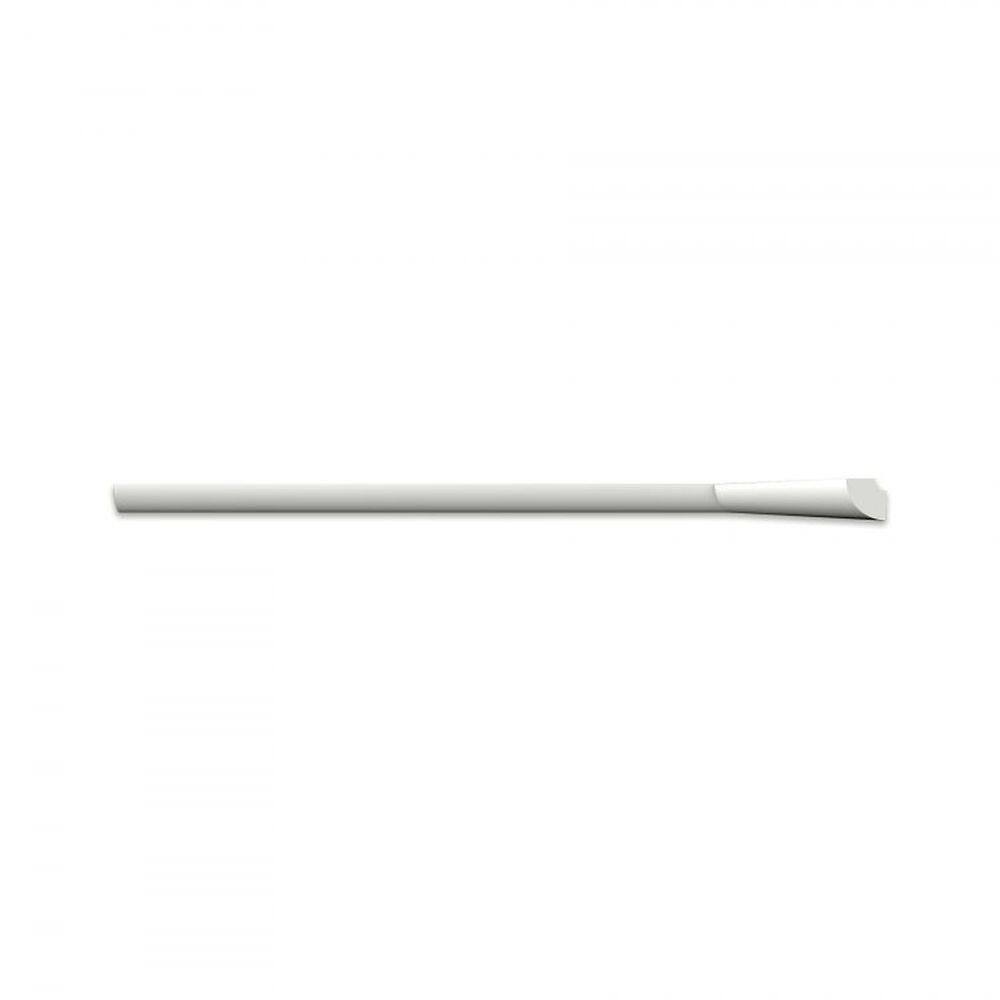 Kit com 20 Barras Roda Teto D20 Perfil de Poliestireno Homestar 40m Branco