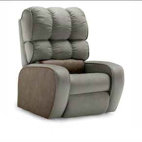 Poltrona para Quarto de Bebê Berlim Tec. 503/508 Cinza
