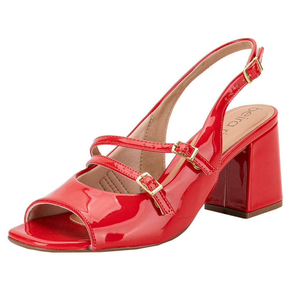 Sandália Feminina Salto Grosso Beira Rio 8436235