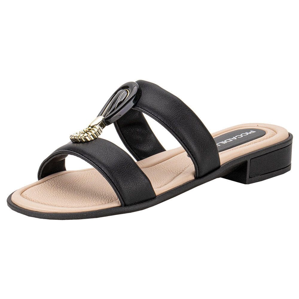 Tamanco Feminino Salto Grosso Piccadilly 590041