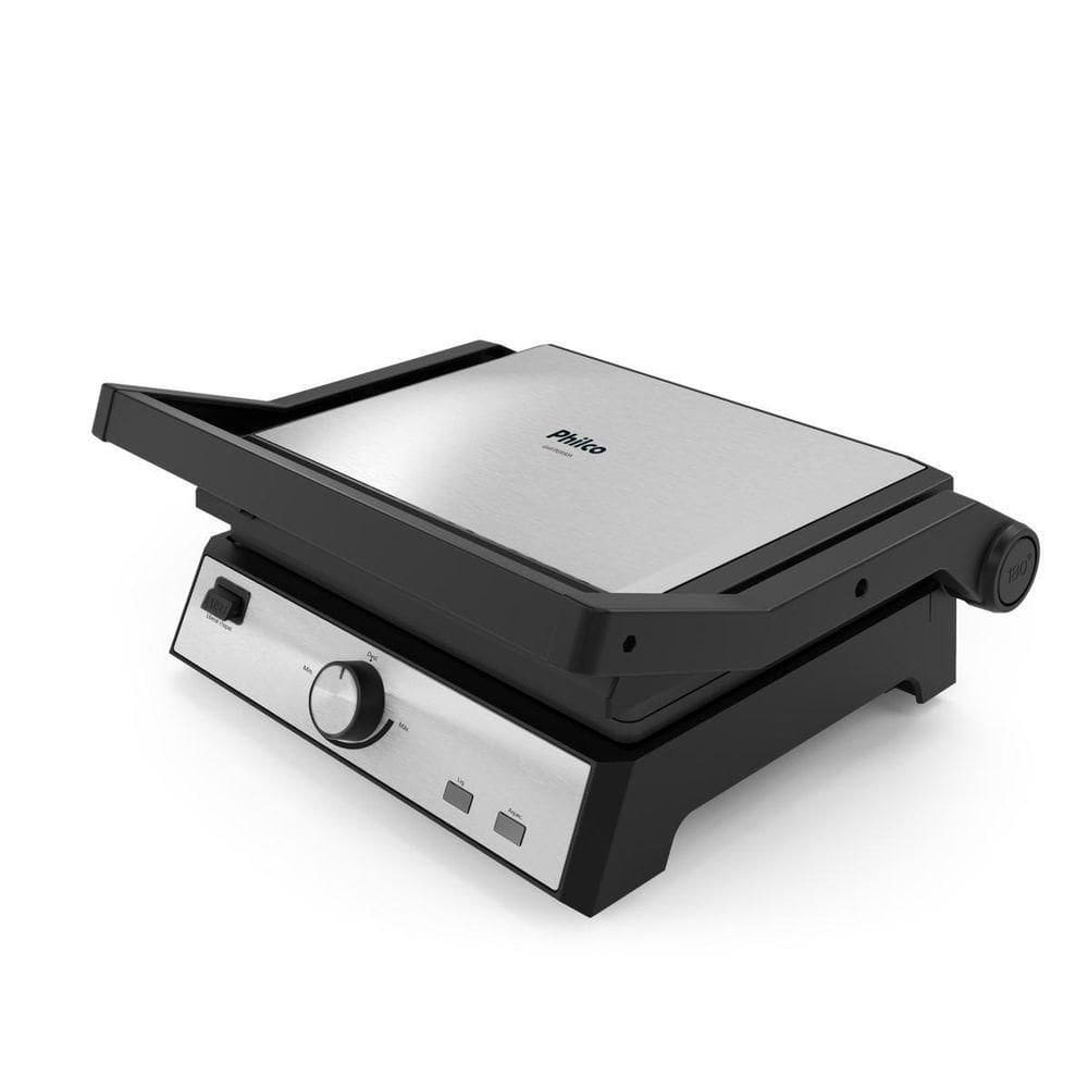Grill Philco 2 Em 1 Chapa Com Abertura 180° PGR50A 127V