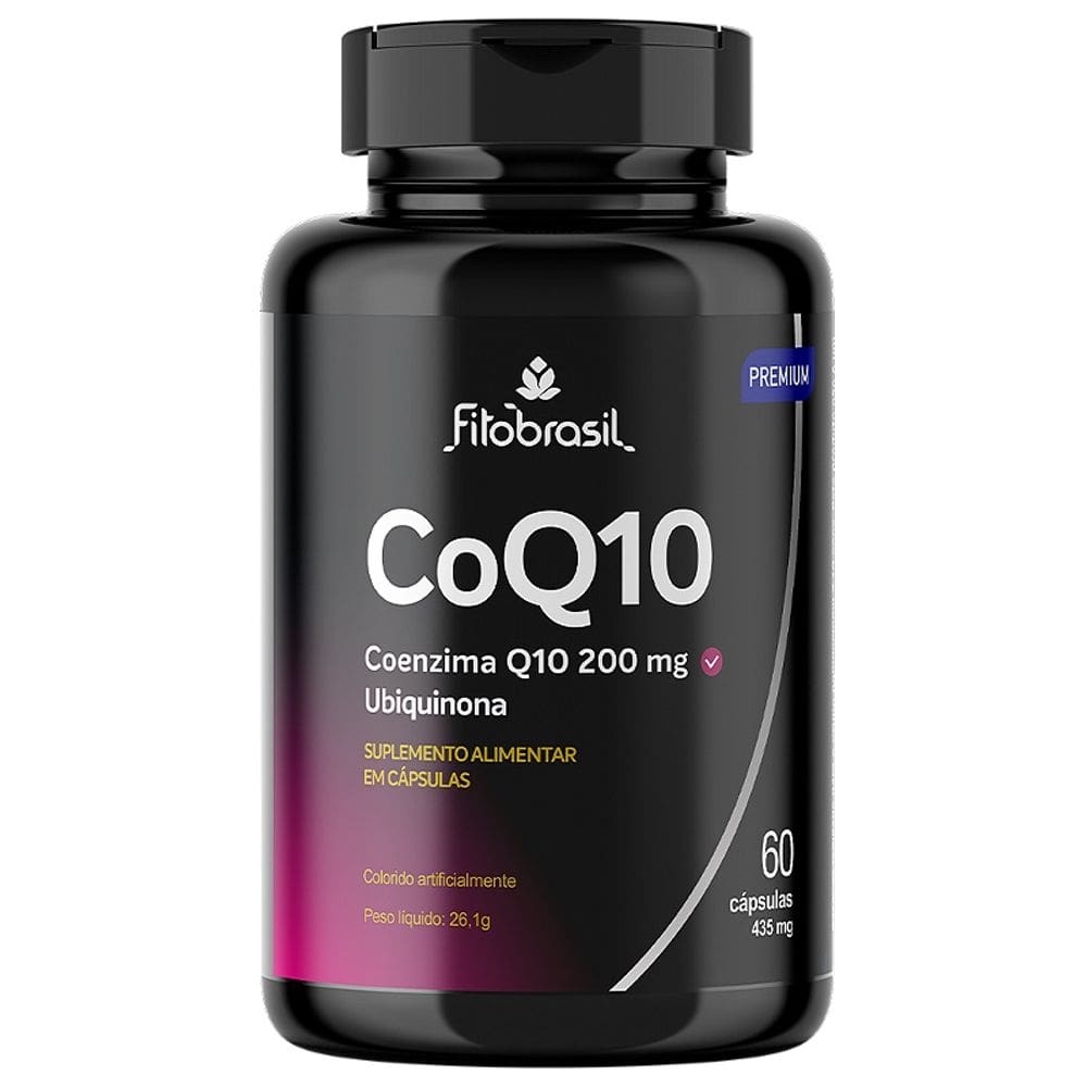 Coenzima Q10 Ubiquinona 200 mg 60 cáps - 435mg