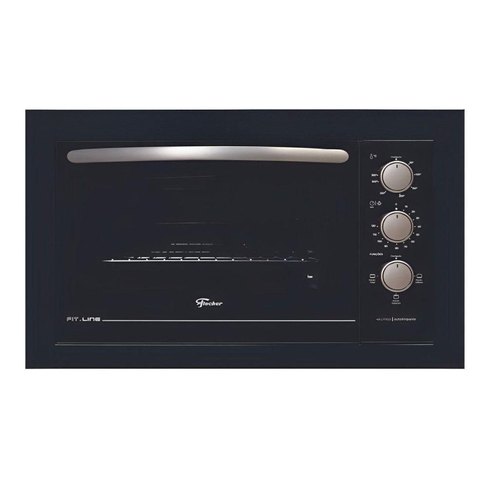 Forno Elétrico de Embutir Fischer Fit Line Preto 48L 220V