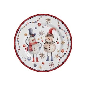Prato de Sobremesa Greetings Natal Ø21cm - Alleanza