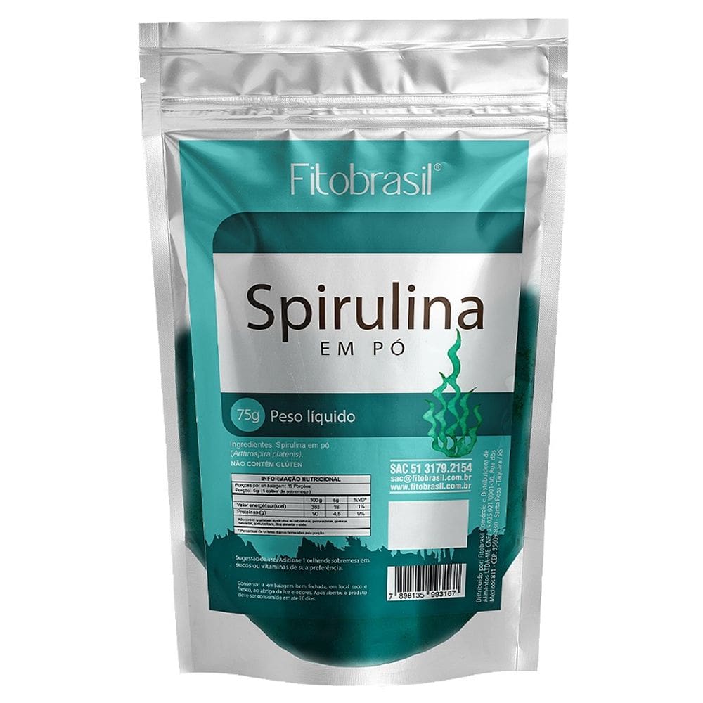 Spirulina em pó 75g