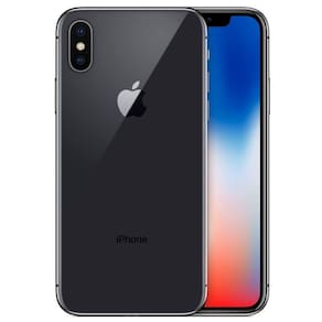 Usado: Iphone X 64 GB Cinza - Sem Touch / Face Id