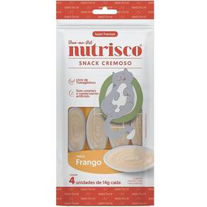 Petisco para Gatos Snack Cremoso Nutrisco Sabor Frango 56g