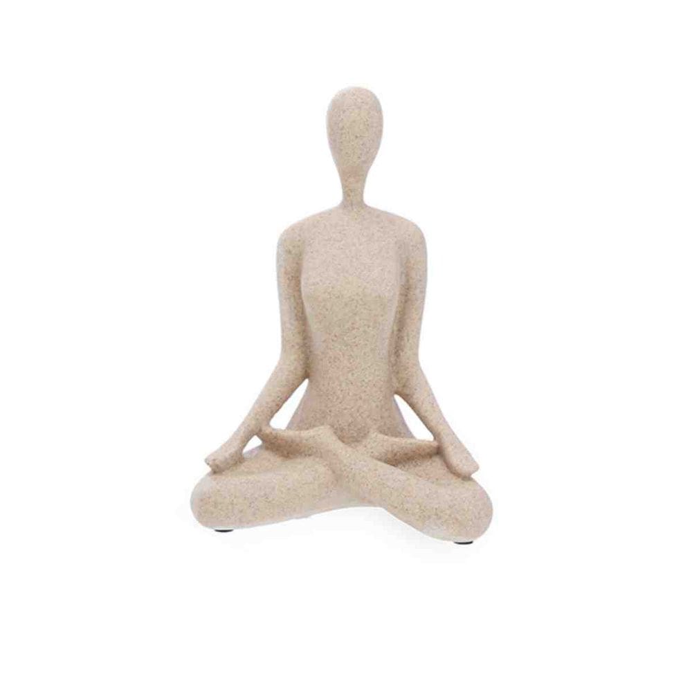Escultura Yoga em Poliresina 19432-B Mart