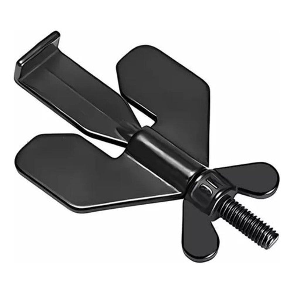 Fechadura Portátil De Segurança P/ Porta De Hotel Motel Aço Cor Preto