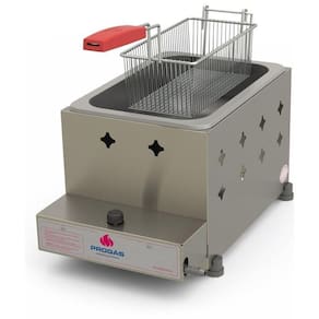 Tacho Fritador Retangular Fritura 1 Cesto Gas 5 Litros óleo Pr-10g - Progás