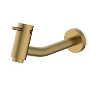 Kit com 2 Torneira para Lavatório de Parede Basic Celite Gold Matte
