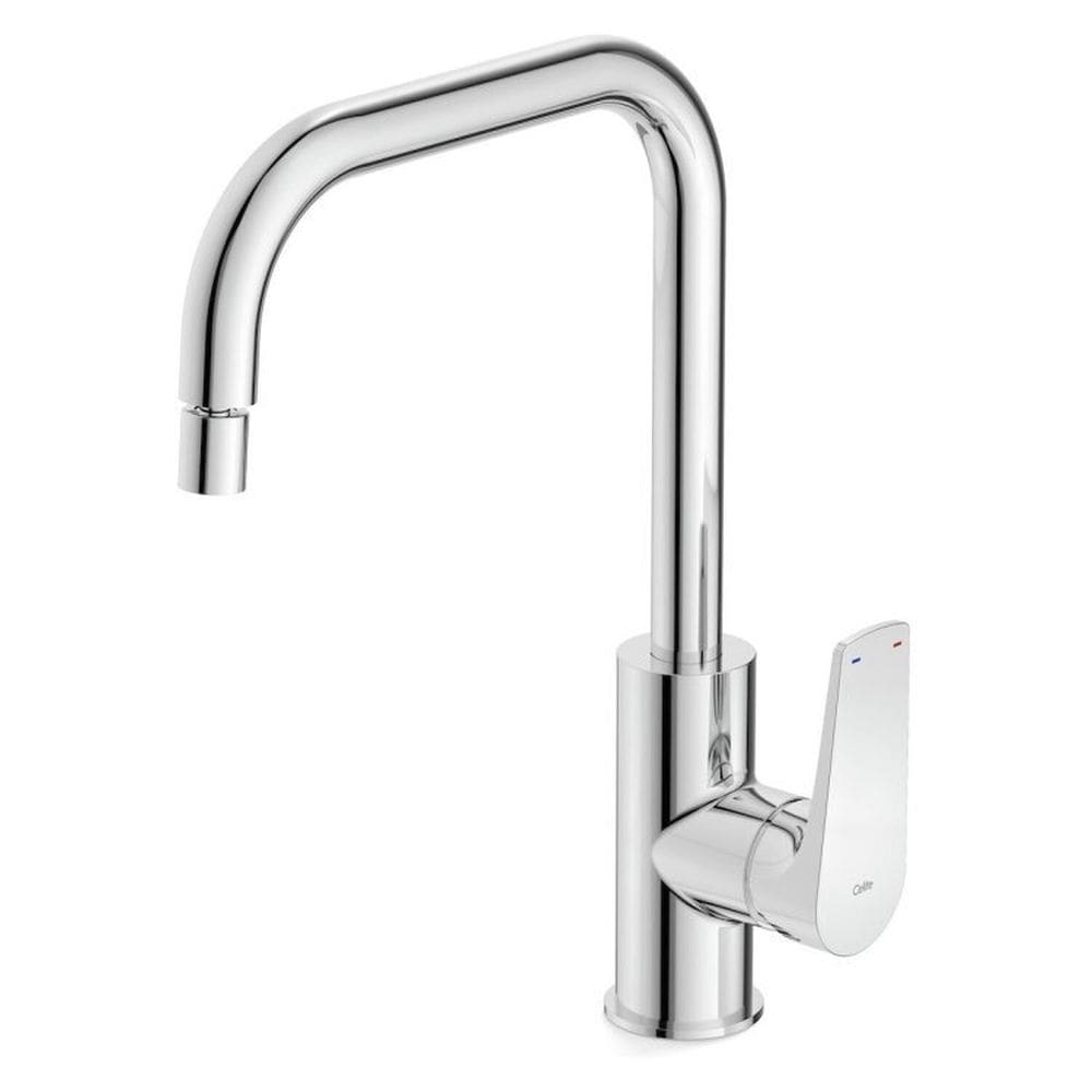 Kit com 3 Monocomando para Cozinha de Mesa Bica Alta com Arejador Articulado Noronha Celite Cromado