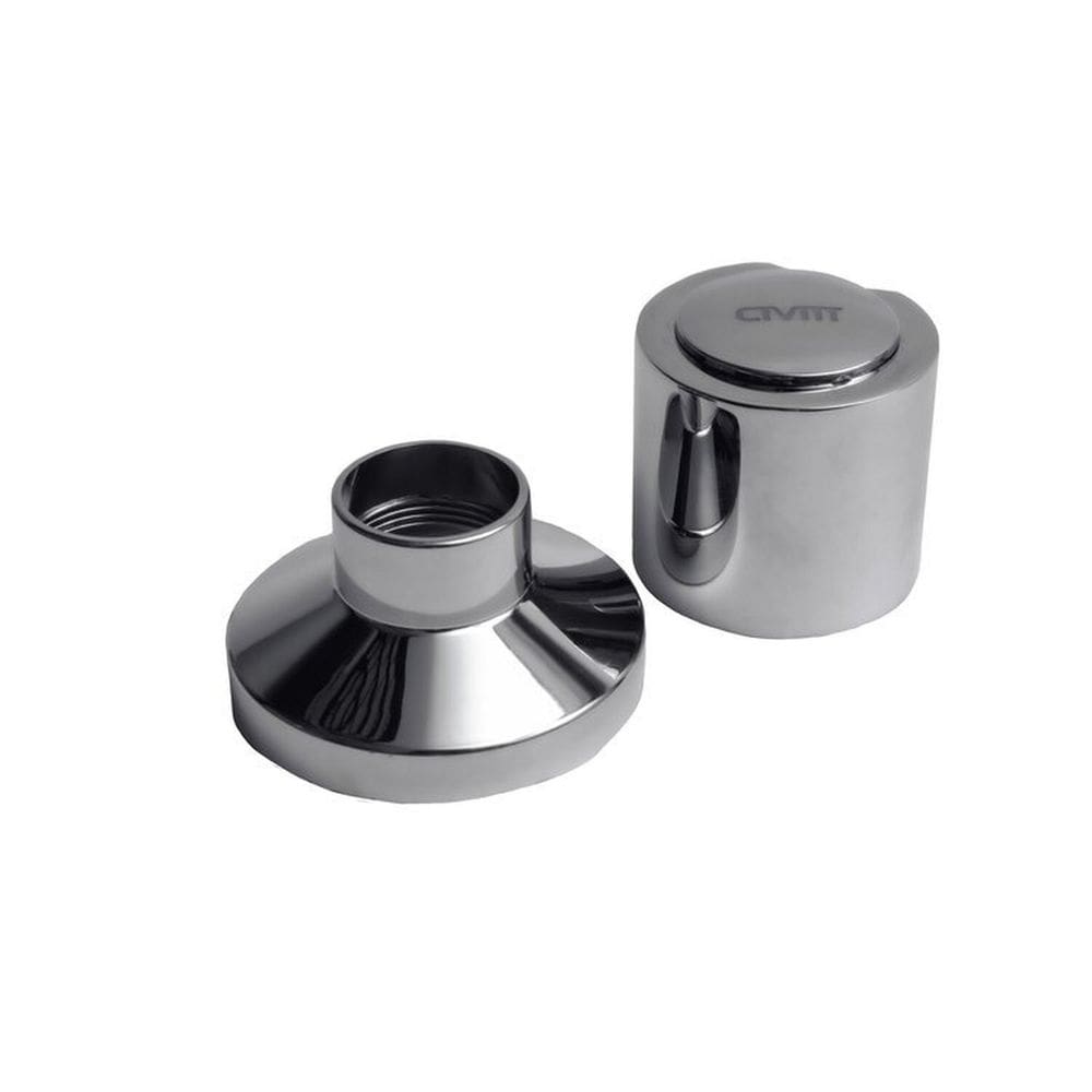 Kit 2 Acabamentos de Metal C40 para Registro 1/2 Padrao Docol - Civitt Inox
