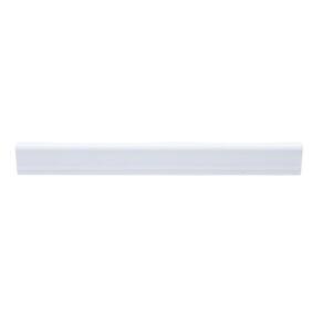 Kit com 20 Barras Rodameio de Poliestireno 3,7cm X 15mm Liso 48m Branco