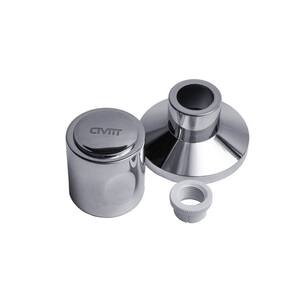 Kit 3 Acabamentos de Metal C42 para Registro 1/2" e 3/4" Universal e Deca Inox