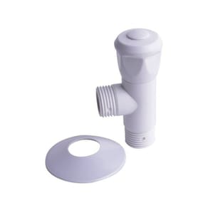 Kit  Registros Maq Pp para Ducha 1/2x1/2 Eco Civitt Branco